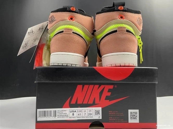 High Peach Jordan 1 Air CW6576-800 Switch 0831
